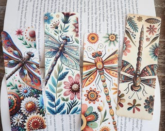 Dragonfly Bookmark: Nature-Inspired Literary Gift