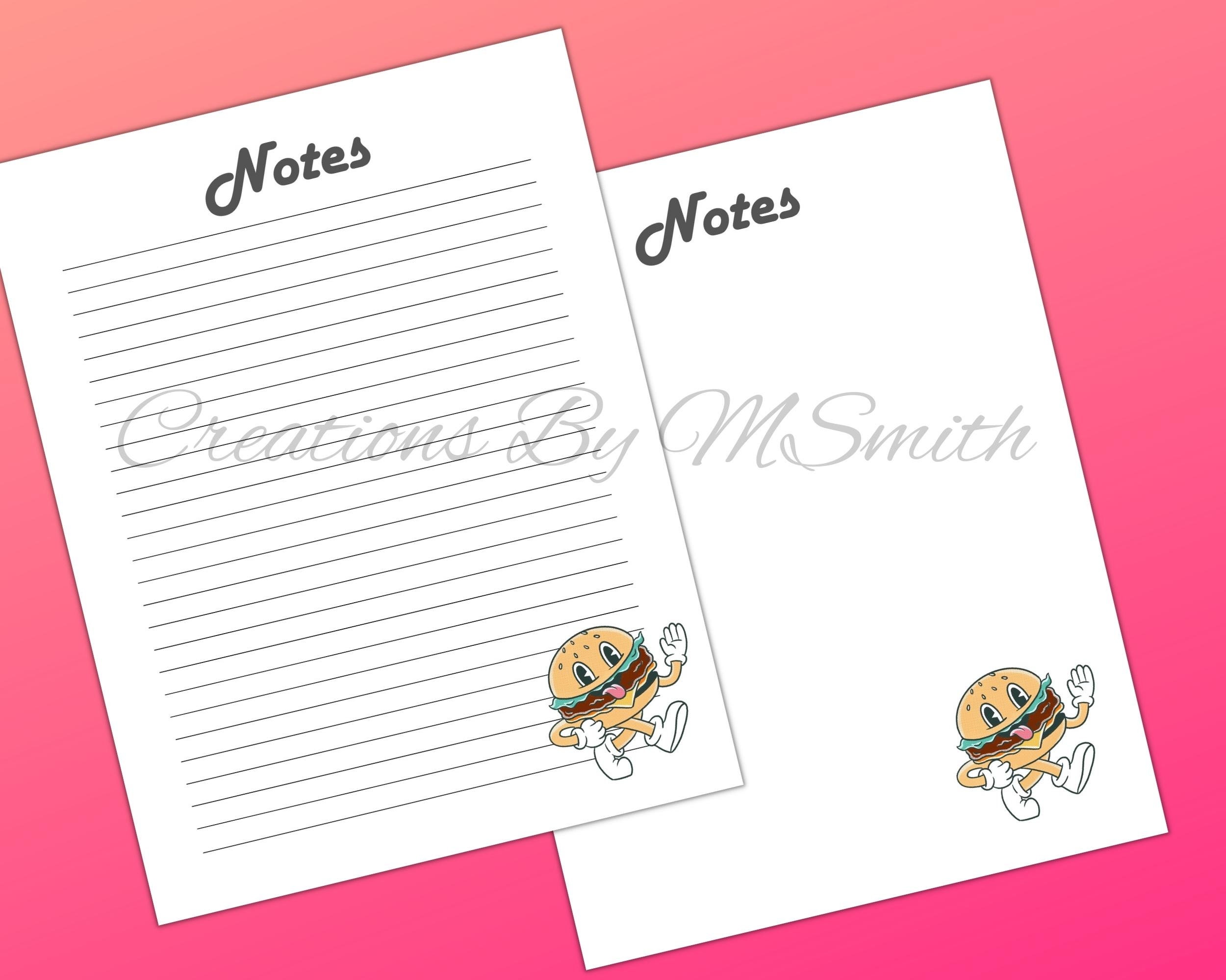 Retro Themed Writing Paper Printable Retro Stationery - Etsy