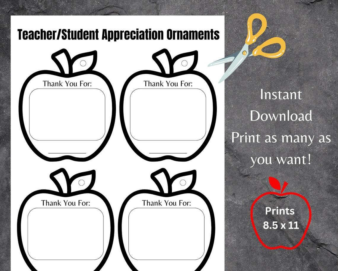 Printable Teacher Gifts Appreciation Gifts School Staff Appreciation Printable Teacher Gifts Appreciation Gifts School Staff Appreciation