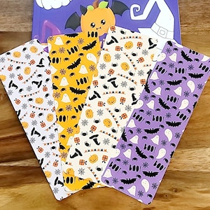 Halloween Bookmarks, Bookish Halloween Gifts, Halloween Party Favors, Kids Halloween Gifts, Bookish Gifts