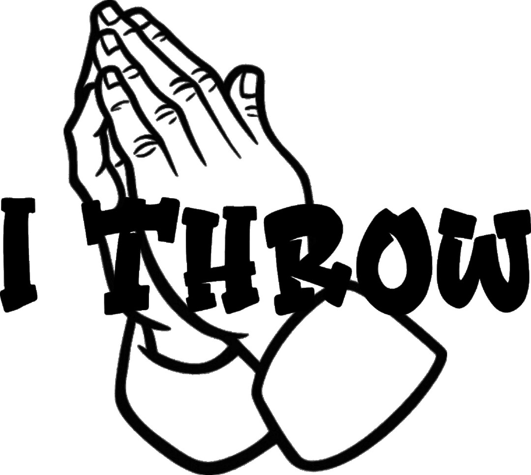 Throw Hands Praying Hands PNG ONLY Clip Art Vector Cut File Etsy
