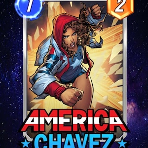 Marvel Snap Cartes Physique America Chavez Jeu Vidéo