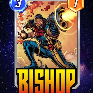 Marvel Snap Cartes Bishop Chavez Jeu Vidéo