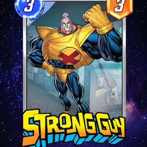 Marvel Snap Cards Física Chico fuerte Videojuego