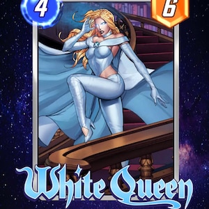 Marvel Snap Cartes Physique White Queen Jeu Vidéo