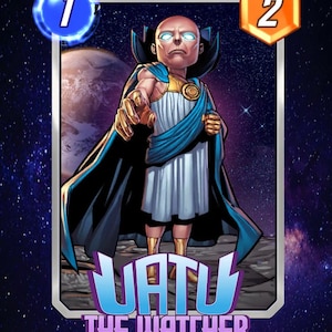 Marvel Snap Cards Física Uatu Videojuego