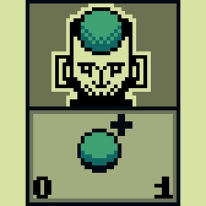 1 carte Mox de Sapphire Inscryption Act 2