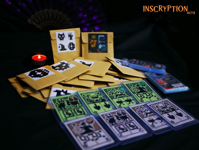 Inscryption Card Game Act 2 Starter Pack 200 Cards and 200 - Etsy