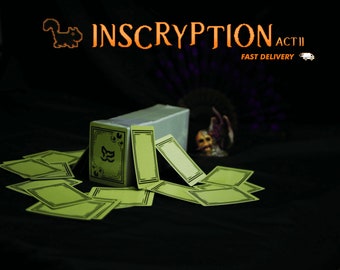 Alle Inscryption Act 2-kaarten (612 kaarten) - Deck Building-videogame, pc-gamecollectie