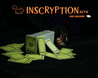 Alle Inscryption Act 2-kaarten (612 kaarten) - Deck Building-videogame, pc-gamecollectie