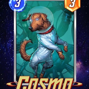 Marvel Snap Cards Natuurkunde Cosmo-videogame