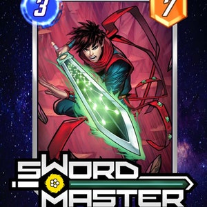 Marvel Snap Cards Physics Sword Master Videospiel