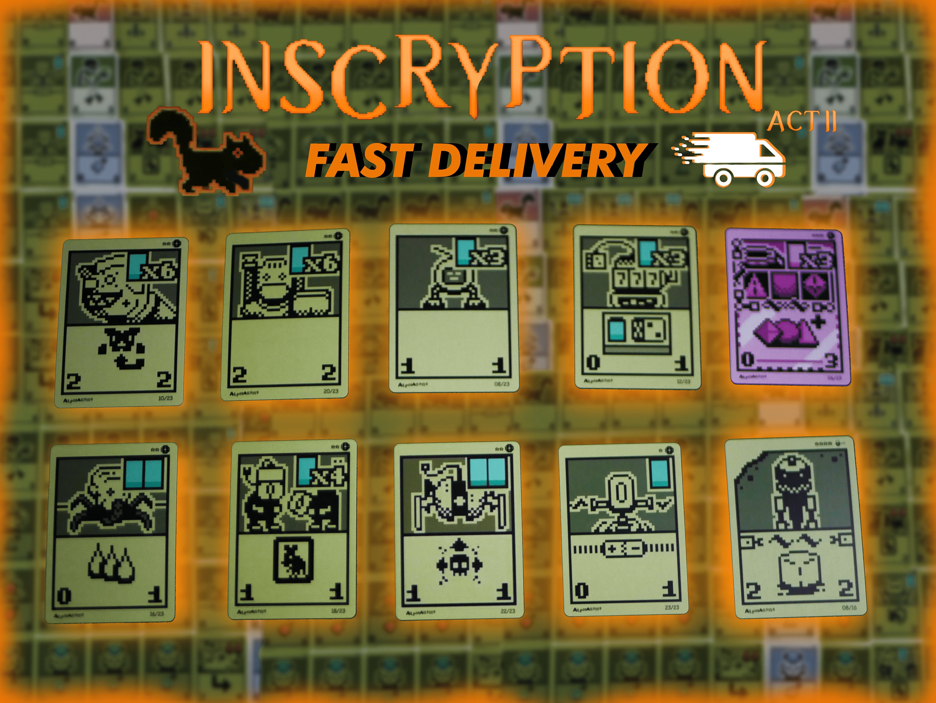 Inscryption cards - Etsy 日本