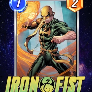 Marvel Snap Cards Física Iron Fist Videojuego