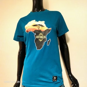T-Shirt with Africa Map, African T-Shirt