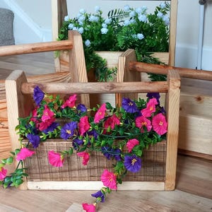 Handgemachte Werkzeugkiste / Aufbewahrungsbox / Aufbewahrungsbox / Aufbewahrungsbox aus recyceltem Holz