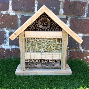 Handmade and hand filled Insect Hotel / Bee hotel / Bug Hotel / Bug house