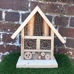 Handmade and hand filled Insect Hotel / Bee hotel / Bug Hotel / Bug house