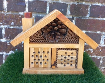 Handmade and hand filled Insect Hotel / Bee hotel / Bug Hotel / Bug house