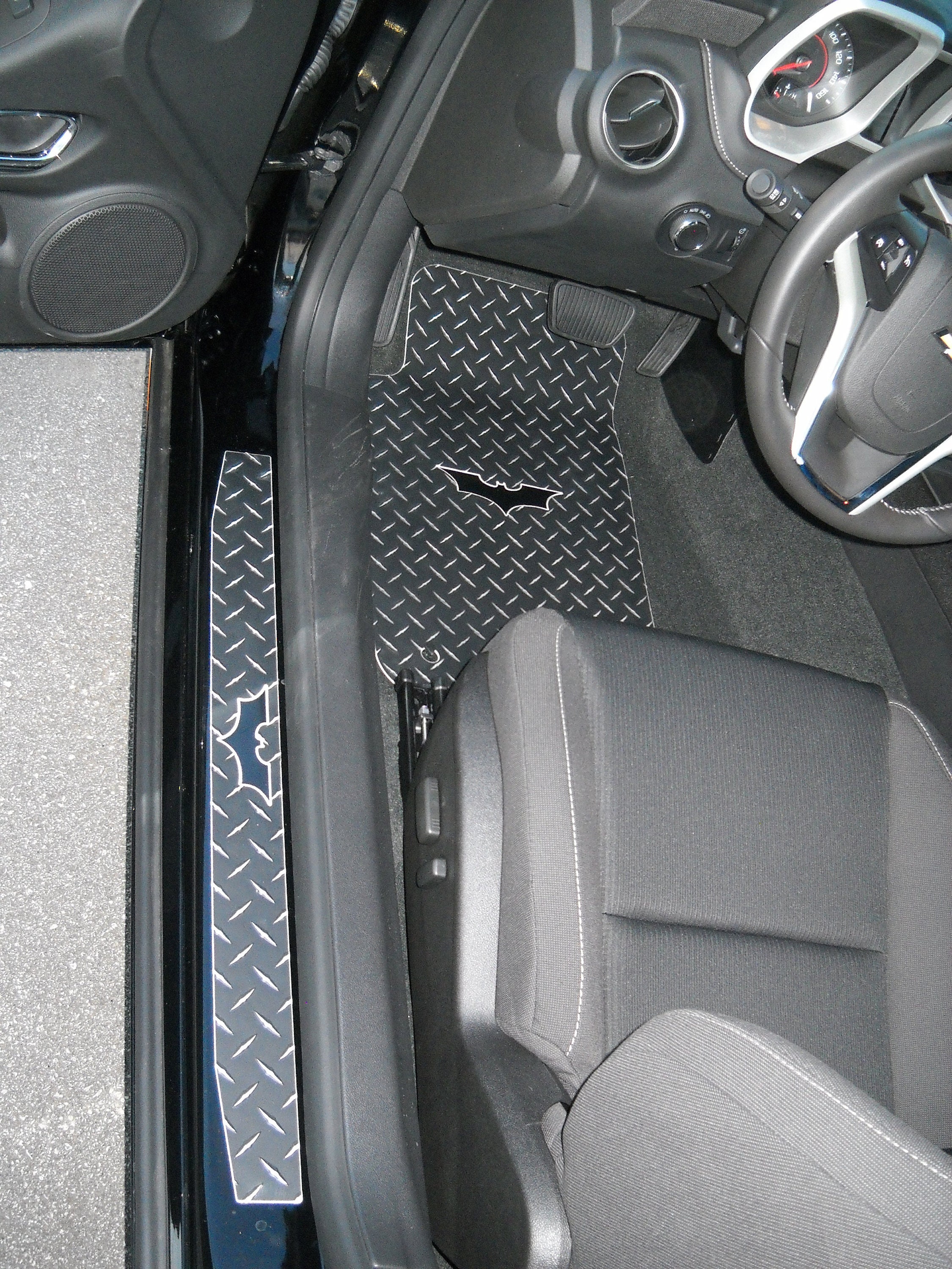 Metal Floor Mats Made to Order Shaped From Solid Aluminum Diamond Tread