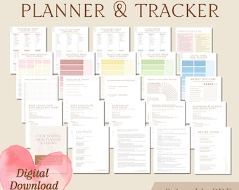 Cycle Syncing Meal Planner: Hormone Health & Recipe Guide (Printable PDF)