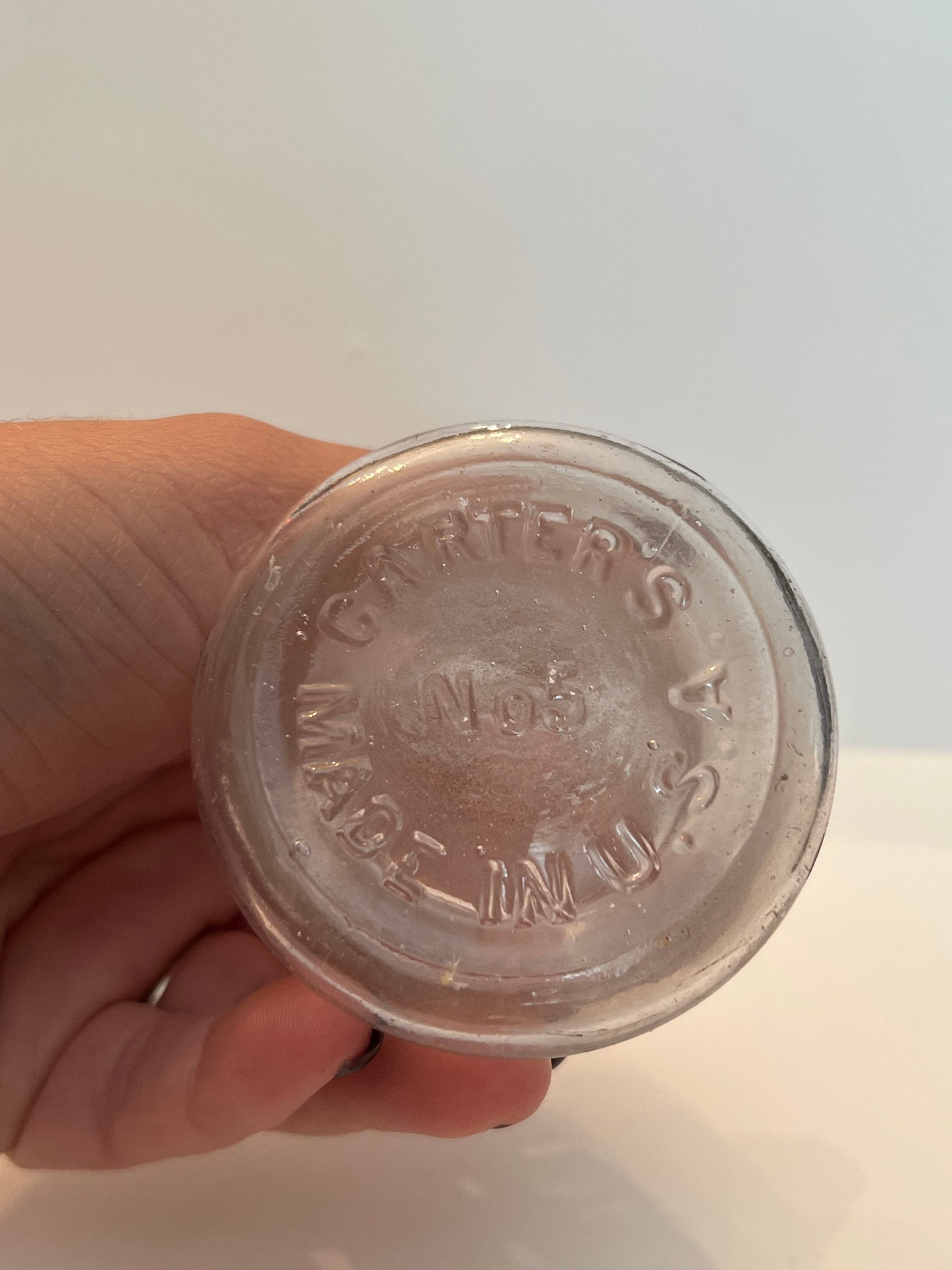 Antique Carter's 5 Ink Bottle Etsy