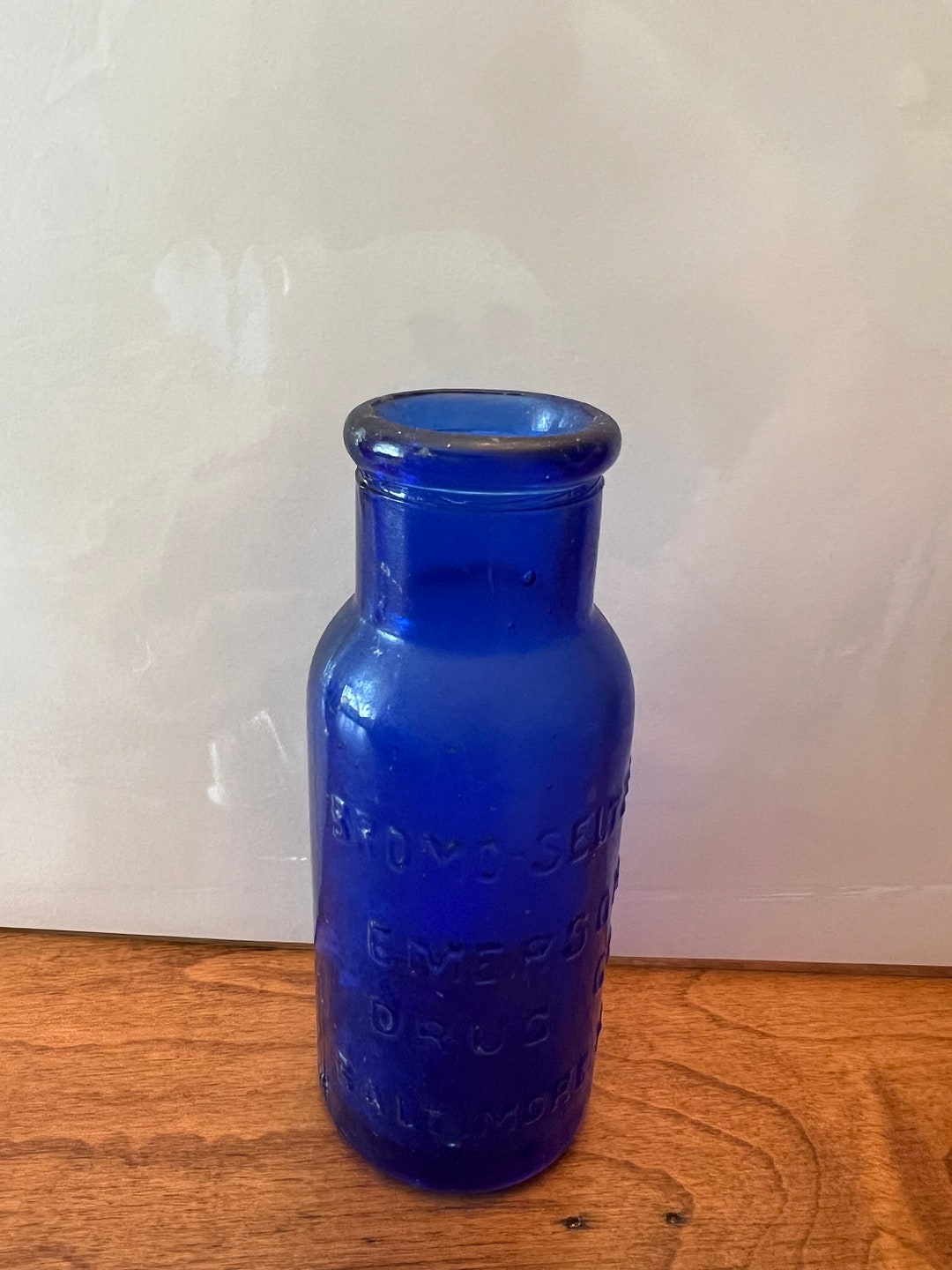 Antique Glass Bromo Seltzer Bottles Etsy