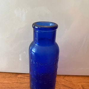 Antique glass Bromo Seltzer Bottles