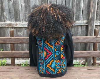 Denise Toney Designs blå jeansjacka i lertyg