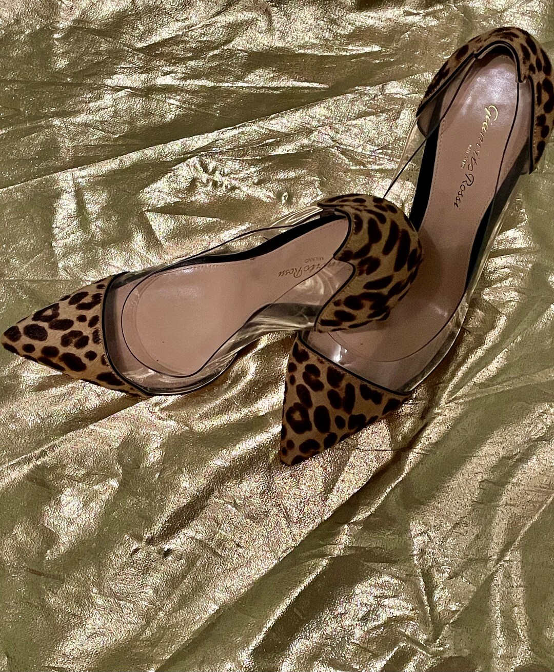 Gianvito Rossi Leopardprint PVC Pump Size 39 Etsy