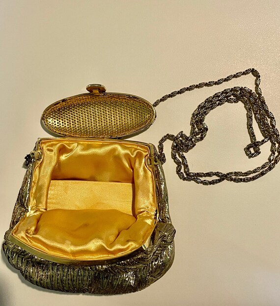 Vintage gold evening bag Gem