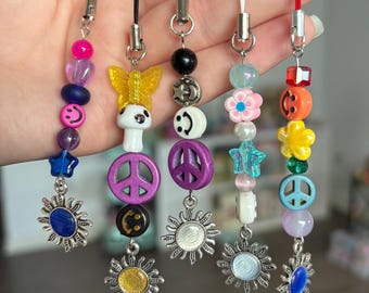 Pride Sun Phone Charms, Keychains, or Bag Charms | Pride Month Accessories