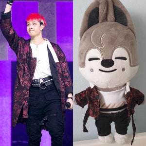 Skzoo merch Wolfchan Stray Kinderkleidung Bang Chan Back Door M/V inspirado Passform