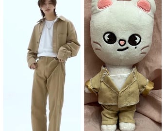 ヒョンジンヘアバンド、ジニレットヘアバンド、ミニSkzoo、Skzoo服