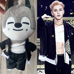 アイドルグッズ Stray Kids - SKZOO PLUSH OUTFIT Wolfchan MANIAC SKZOO Stray Kids Plush Toy - Wolf Chan Kpop Plush, Stray
