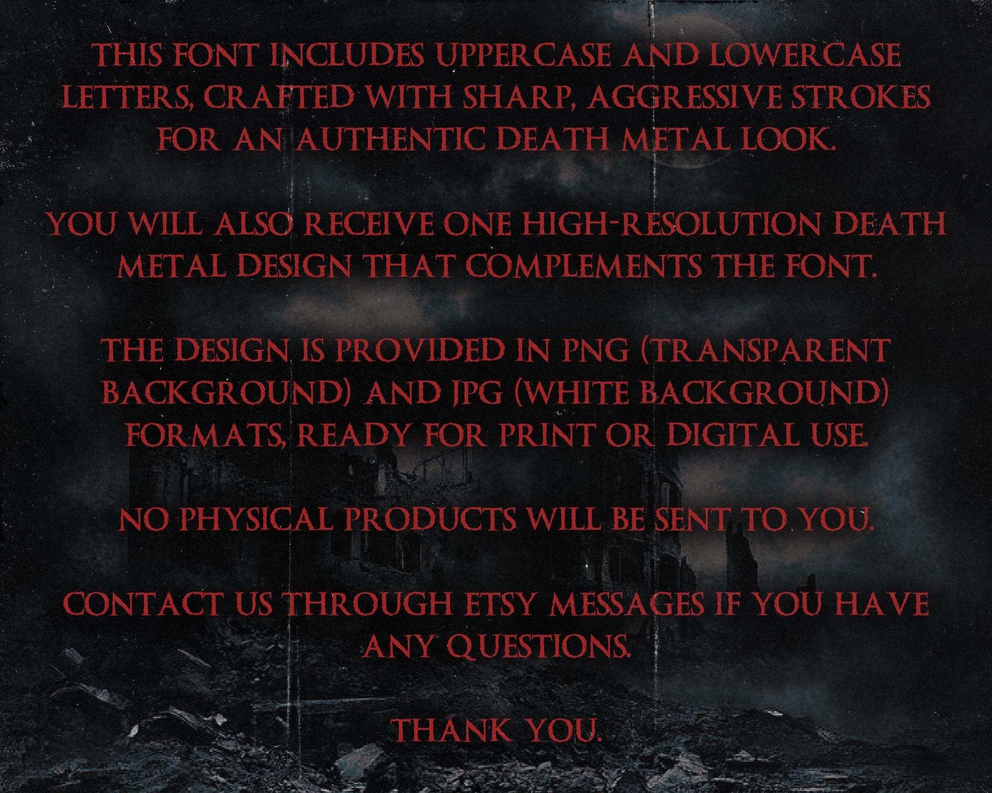 Death Metal Font 9 and Brutal Design for Logos, Posters, Album Covers ...