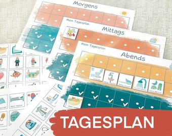 Morgenroutine Kinder, Abendroutine Kind / Routineplan für Kinder/ zum ausdrucken, Download, PDF Aufgabenplaner