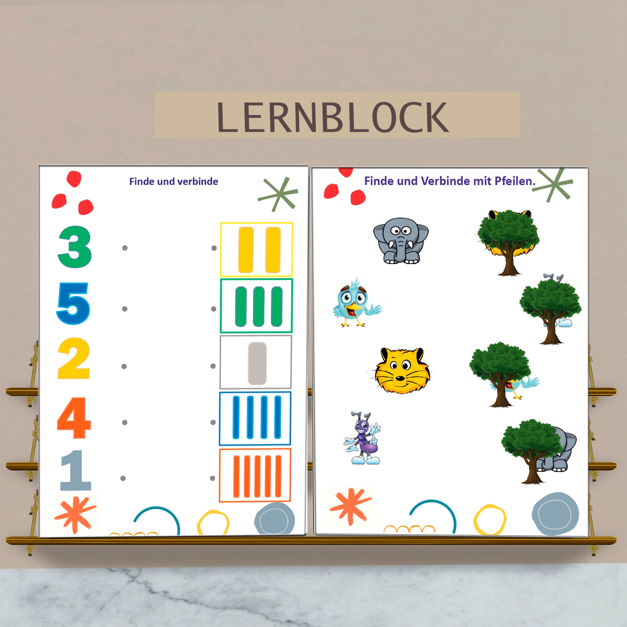 Einfach Schreiben Lernen PDF Für Kinder: Vorschulblock, Lernordner