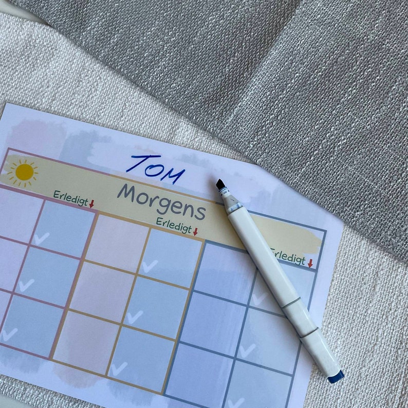 Morgens Abends Groß Oder Klein Tagesplan Für Kinder Zum Ausdrucken, Routineplan, Morgens Abends, PDF