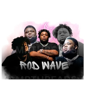 Rod Wave PNG File, Nostalgia 2023 Tour, Rod Wave Rapper