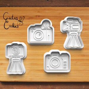 Digital STL file download for Camera cookie cutter