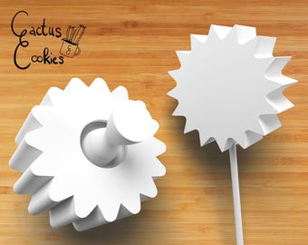 Sun Cake Pop Mould STL-Datei (Digital Download)