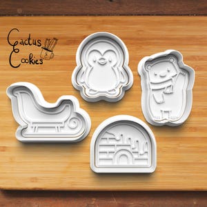 North Pole Cookie Cutter STL File (Digital Download)