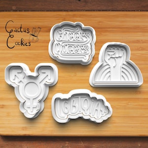 Queer Cookie Cutter STL-bestand (digitale download)