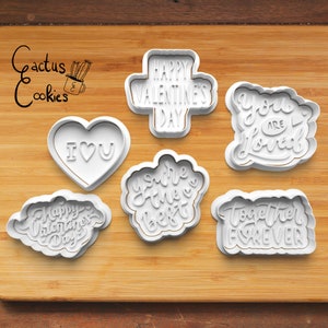 Digital STL file download for Valentine&#39;s Day cookie cutter