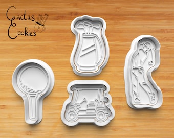 Digital STL file download for Golf cookie cutter
