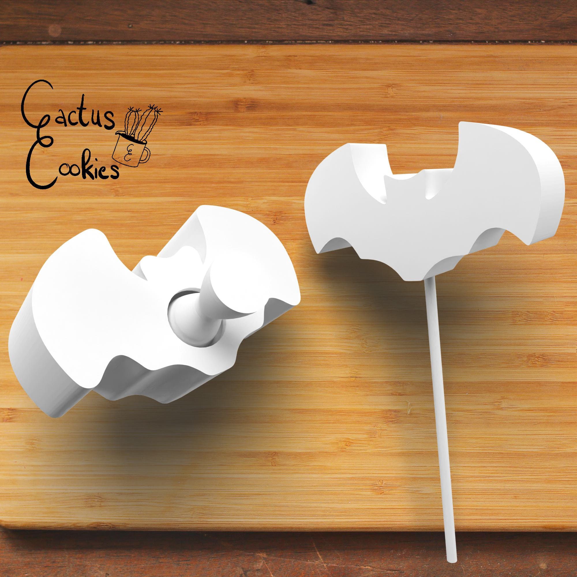Halloween Bat Cake Pop Mold STL File (digital Download) - Etsy