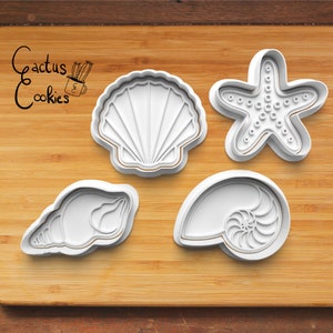 Digital STL file download for sea shells cookie cutter