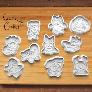 Digital STL file download for Cryptid cookie cutter