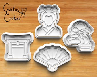 Archivo STL para cortador de galletas de Japón (descarga digital)